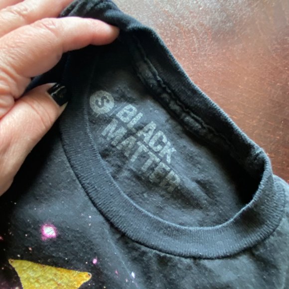 Black Matter Taco Cat T-Shirt Humor Animal Sarcastic Space Small - Picture 2 of 5